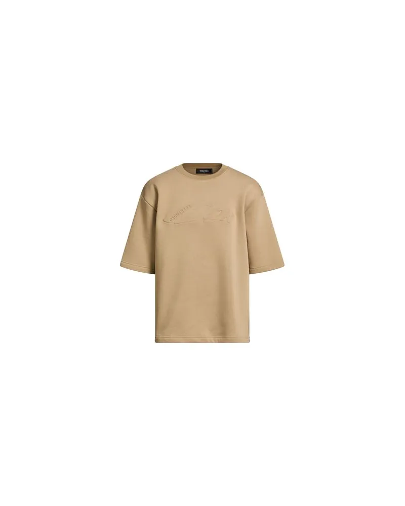Dsquared2 ICON - TOPS - T-shirtsauf YOOX.COM Beige