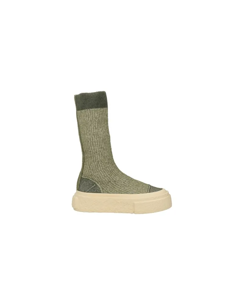 Maison Margiela SCHUHE - Stiefelauf YOOX.COM Salbeigrün
