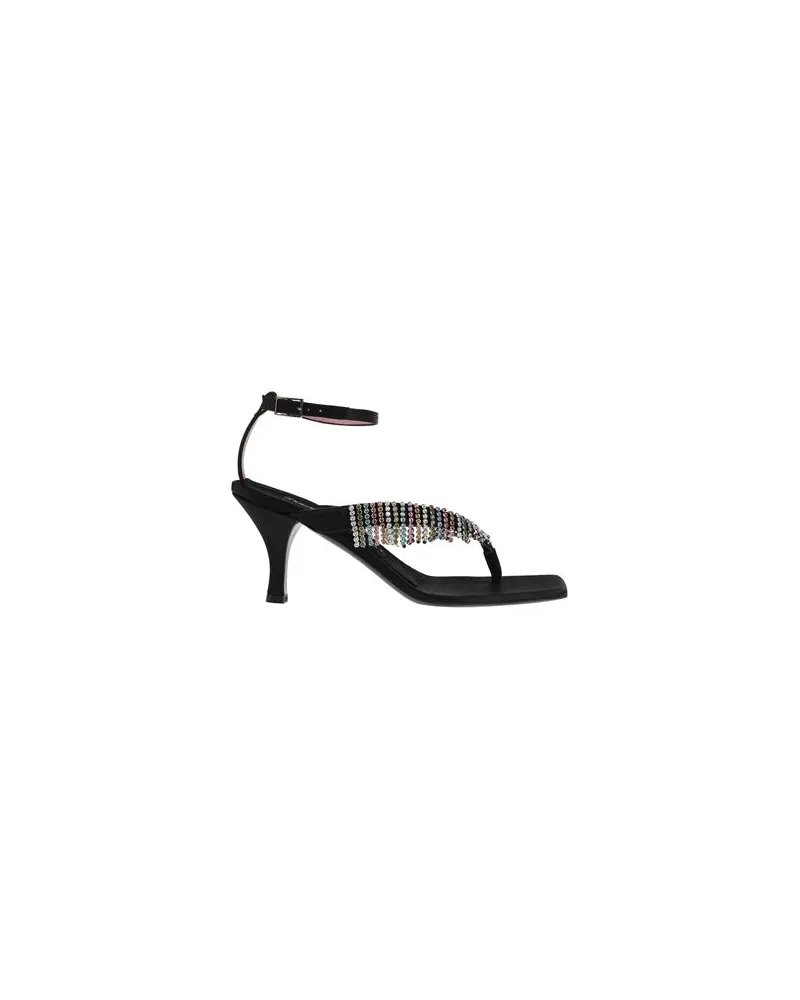 Les Petits Joueurs SCHUHE - Zehentrennerauf YOOX.COM Schwarz