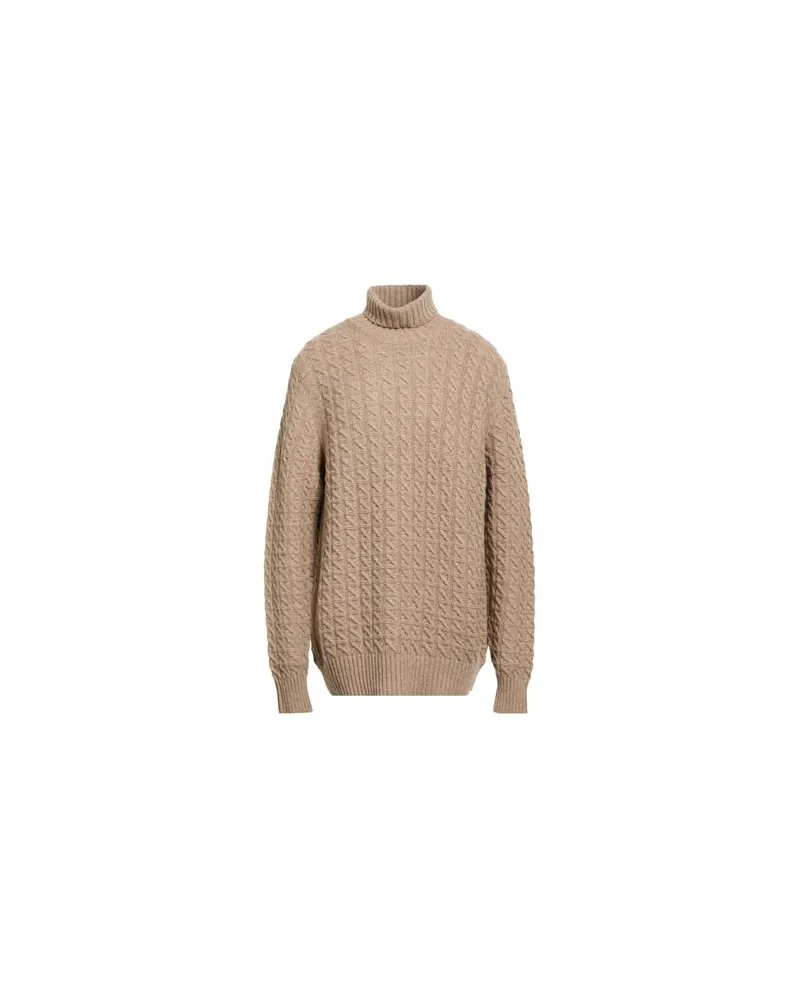 Zanone STRICKWAREN - Rollkragenpulloverauf YOOX.COM Hellbraun