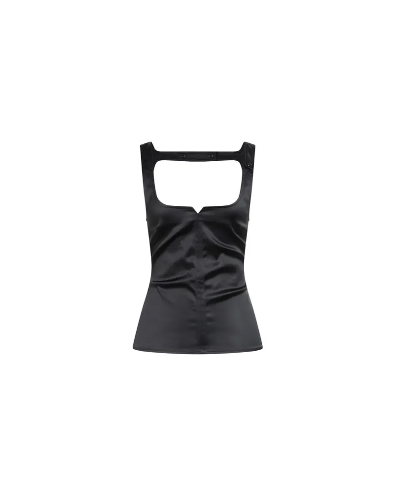 Courrèges TOPS - Topsauf YOOX.COM Schwarz