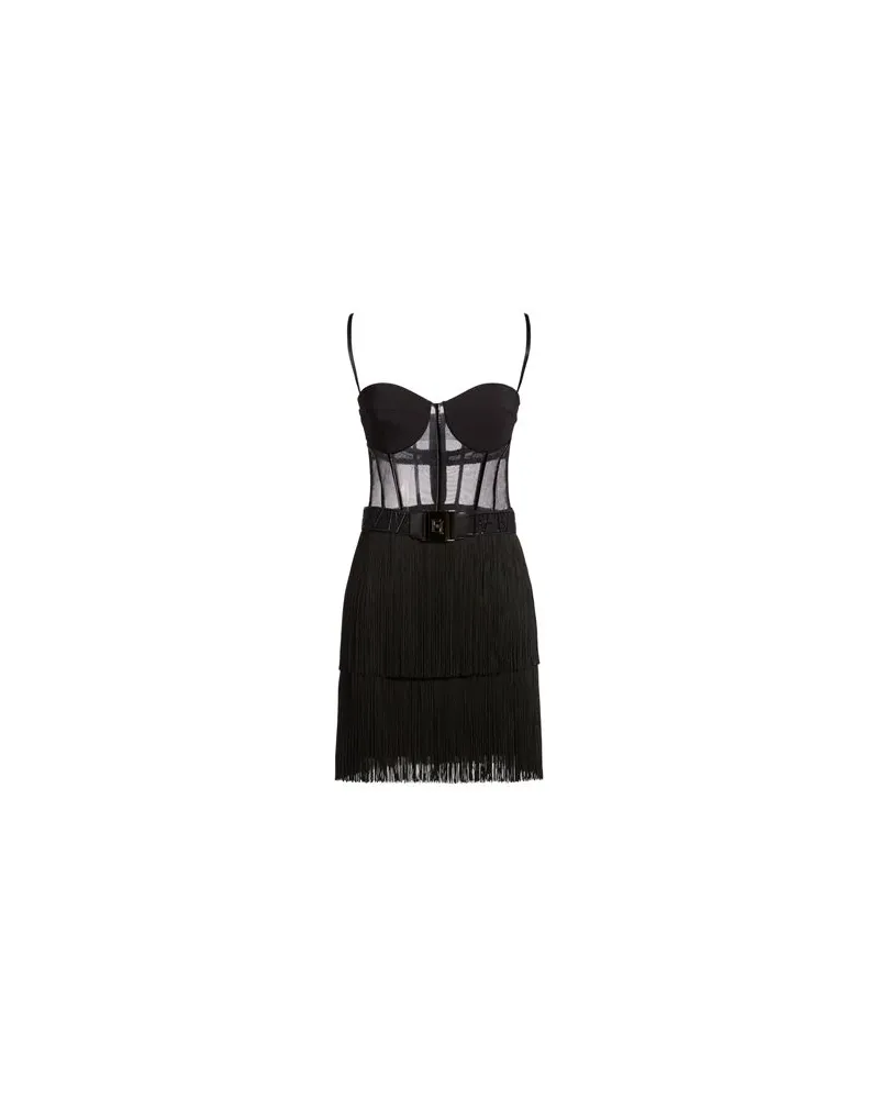 Elisabetta Franchi KLEIDER - Mini-Kleiderauf YOOX.COM Schwarz