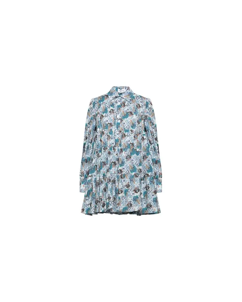 Weili Zheng KLEIDER - Mini-Kleiderauf YOOX.COM Himmelblau