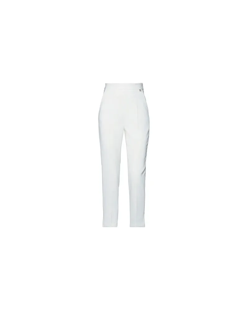 Elisabetta Franchi 1 ESSENTIALS  - HOSEN & RÖCKE - Hosenauf YOOX.COM Weiß