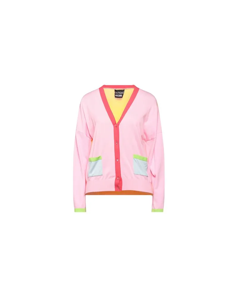 Moschino STRICKWAREN - Strickjackenauf YOOX.COM Rosa