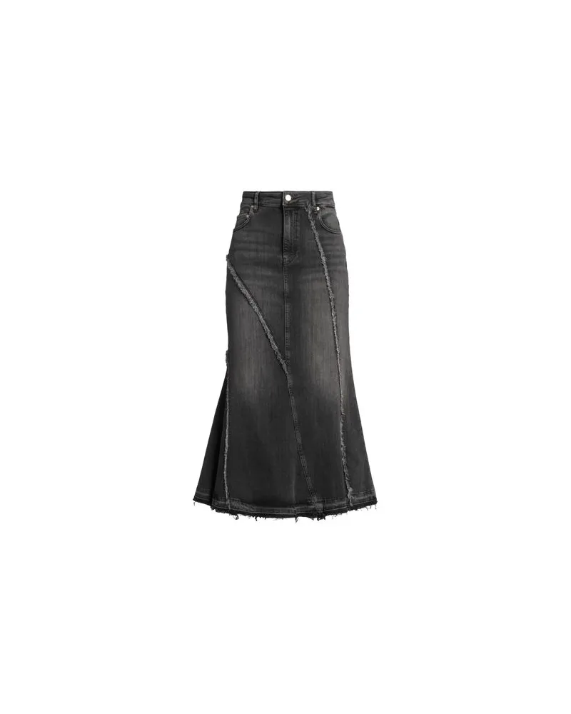 Ganni HOSEN & RÖCKE - Jeansröckeauf YOOX.COM Schwarz