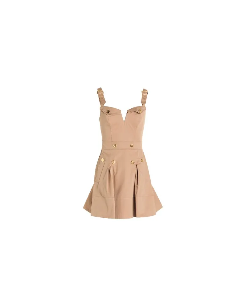 Elisabetta Franchi KLEIDER - Mini-Kleiderauf YOOX.COM Kamel