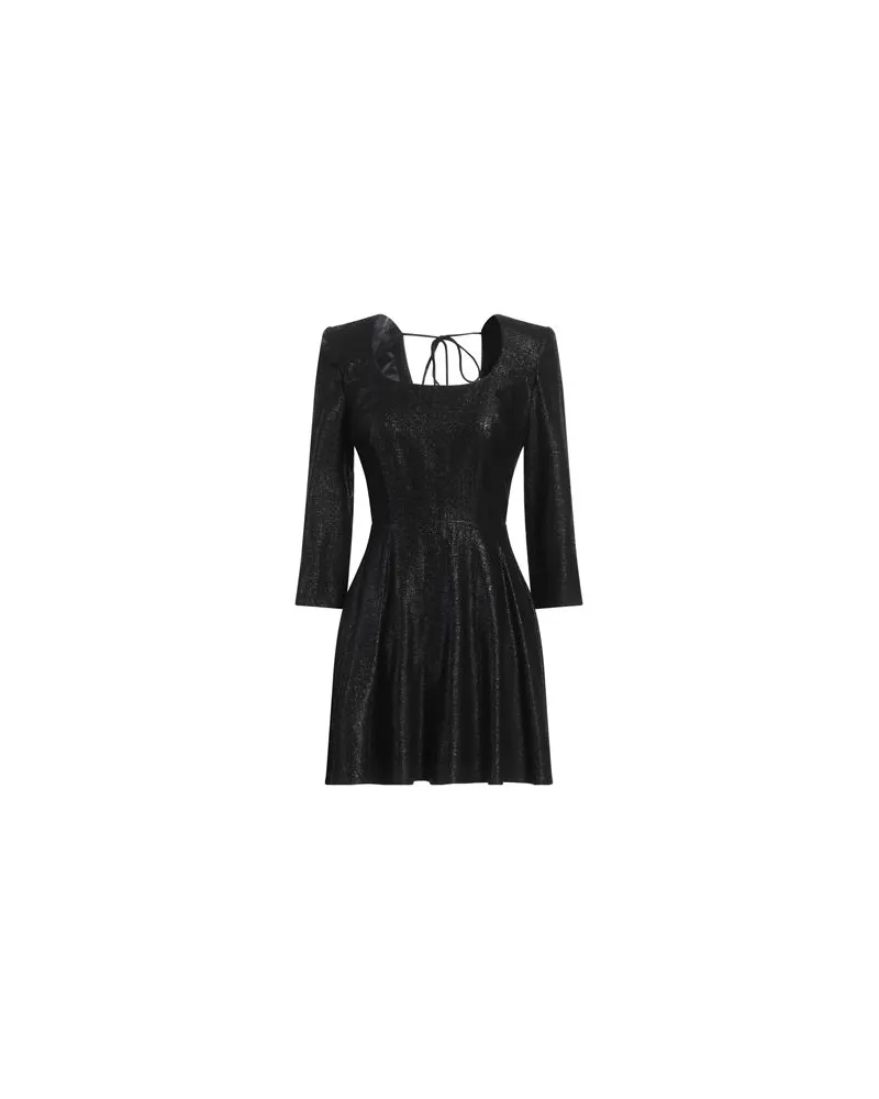 Elisabetta Franchi KLEIDER - Mini-Kleiderauf YOOX.COM Schwarz