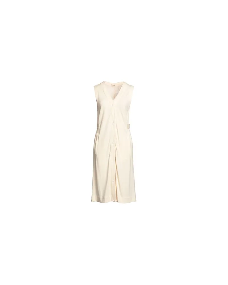 Her Shirt Her Dress KLEIDER - Midi-Kleiderauf YOOX.COM Elfenbein