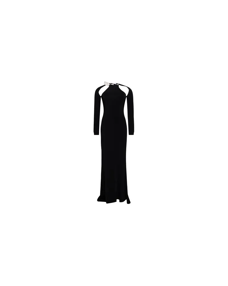 OFF-WHITE KLEIDER - Maxi-Kleiderauf YOOX.COM Schwarz