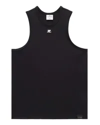 Courrèges Top Schwarz