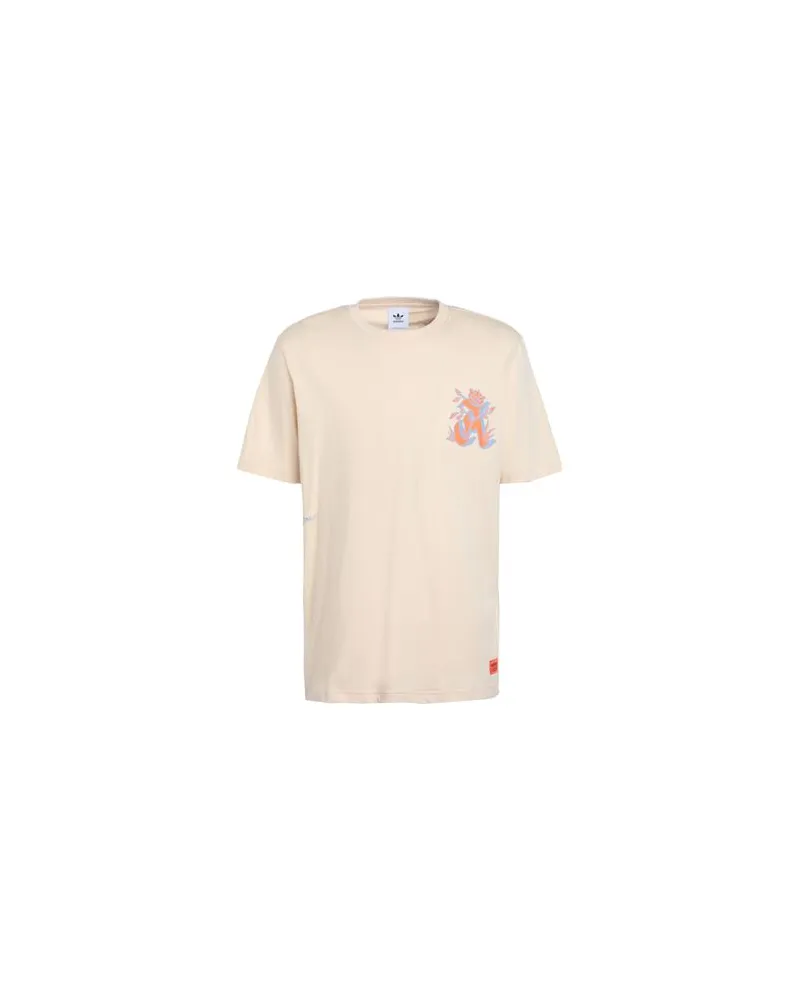 adidas Graphics Glide T-Shirt - Graphics Glide T-Shirt - TOPS - T-shirtsauf YOOX.COM Beige