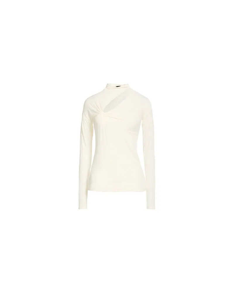 Pinko STRICKWAREN - Rollkragenpulloverauf YOOX.COM Cremeweiß