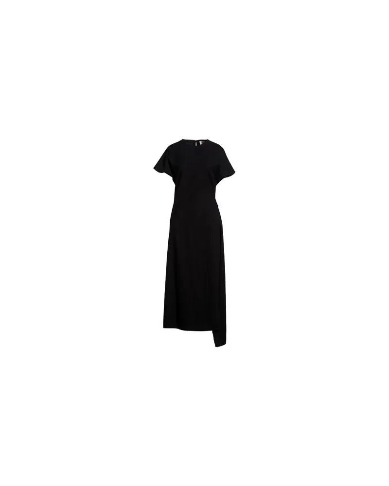 ALYSI CHOCOLAT - KLEIDER - Maxi-Kleiderauf YOOX.COM Schwarz