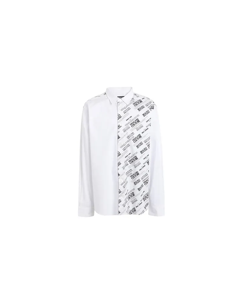 Versace Jeans TOPS - Hemdenauf YOOX.COM Weiß