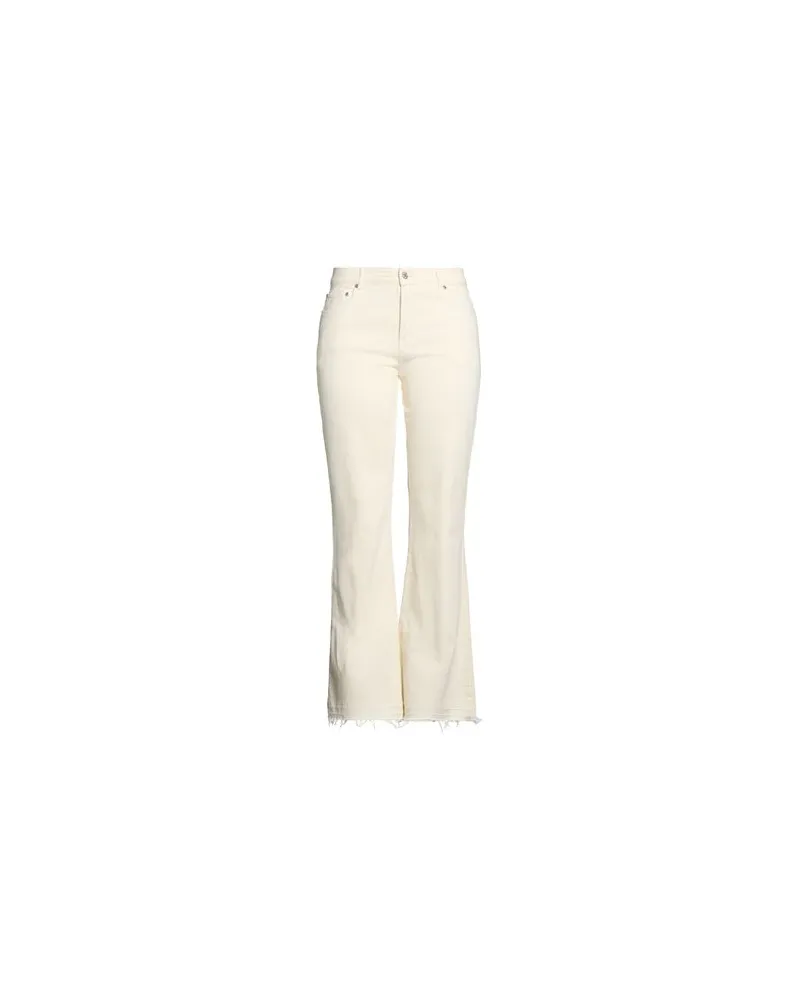 Moschino HOSEN & RÖCKE - Jeanshosenauf YOOX.COM Elfenbein