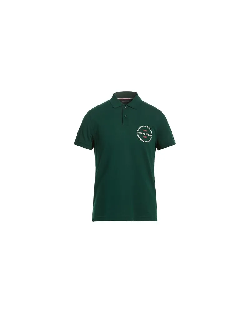 Tommy Hilfiger TOPS - Poloshirtsauf YOOX.COM Grün
