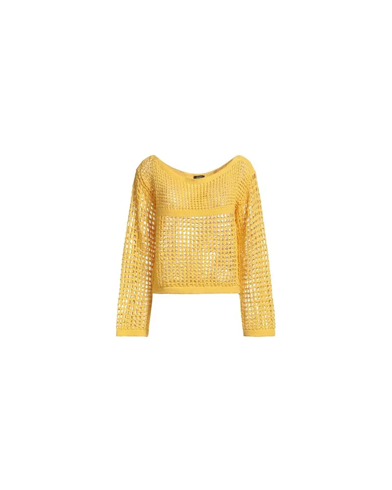 Liu Jo BETTER - STRICKWAREN - Pulloverauf YOOX.COM Gelb