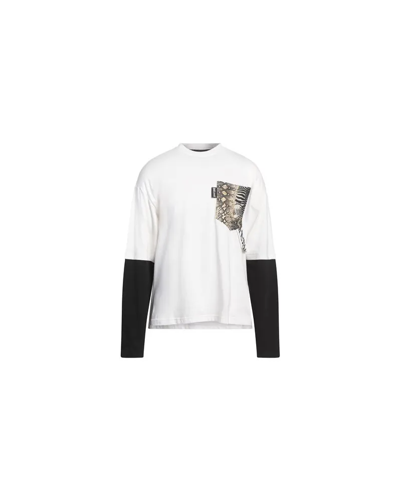 Just Cavalli TOPS - T-shirtsauf YOOX.COM Cremeweiß