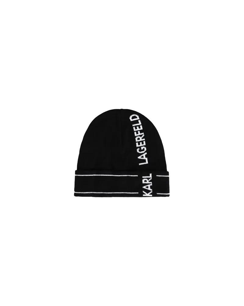 Karl Lagerfeld K/ESSENTIAL KNIT BEANIE  - ACCESSOIRES - Mützen & Hüteauf YOOX.COM Schwarz