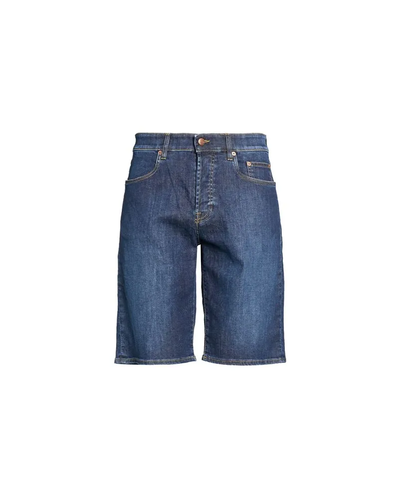Siviglia HOSEN & RÖCKE - Jeansshortsauf YOOX.COM Blau