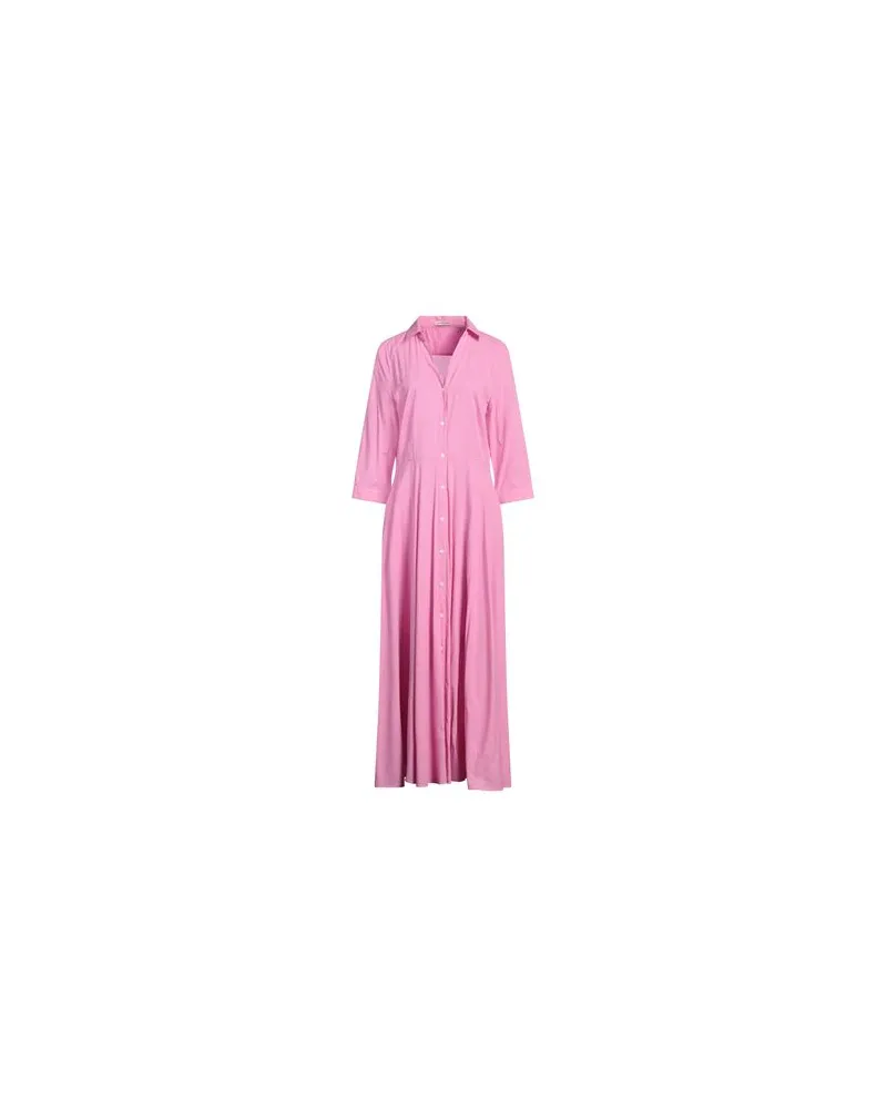 Camicettasnob KLEIDER - Maxi-Kleiderauf YOOX.COM Rosa
