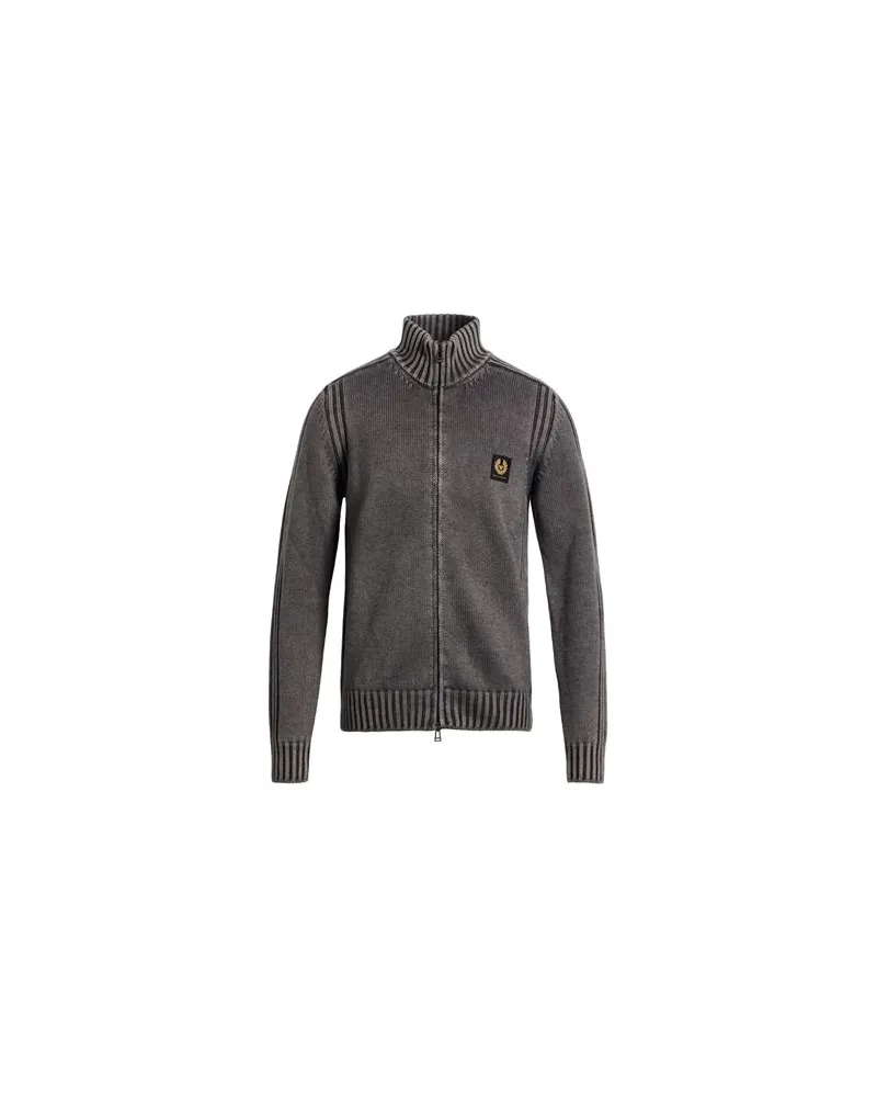 Belstaff STRICKWAREN - Strickjackenauf YOOX.COM Braungrau