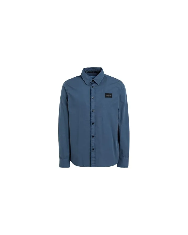 Calvin Klein TOPS - Hemdenauf YOOX.COM Taubenblau