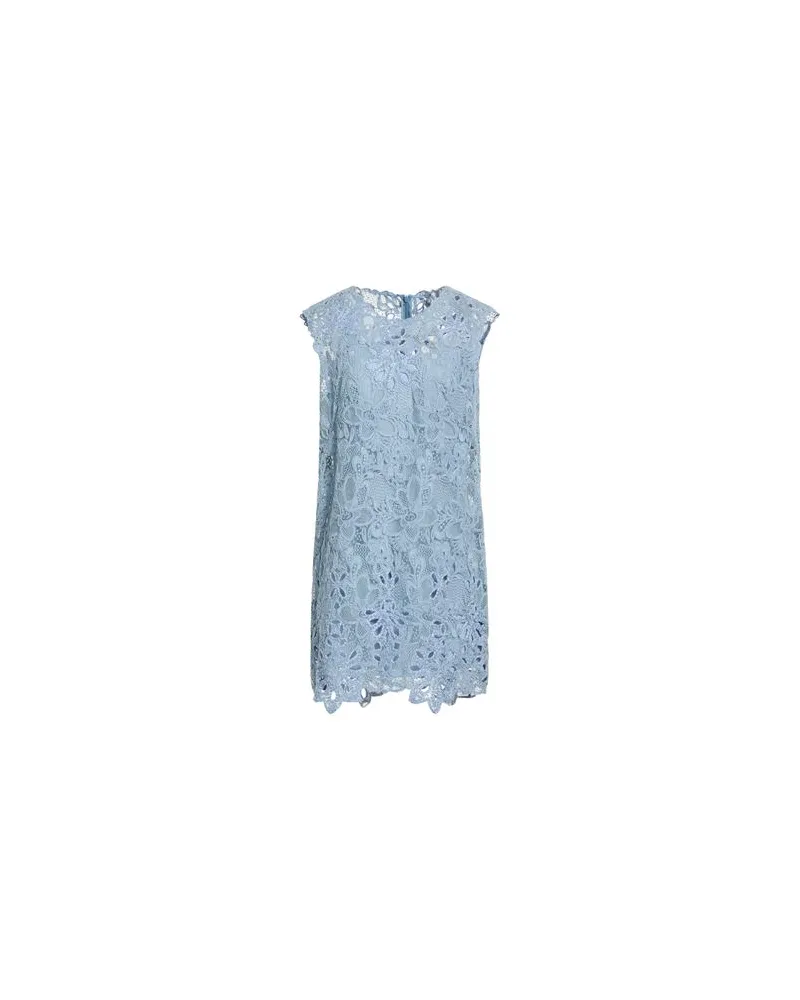 Ermanno Scervino KLEIDER - Mini-Kleiderauf YOOX.COM Taubenblau