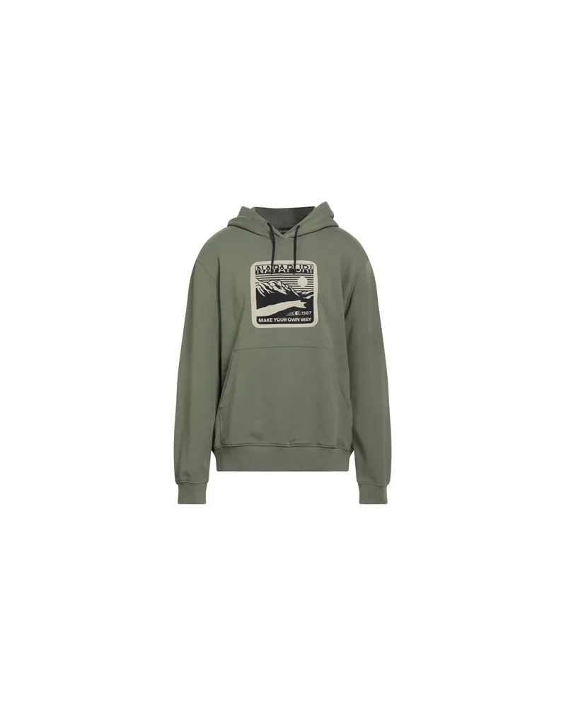 Napapijri TOPS - Sweatshirtsauf YOOX.COM Militärgrün