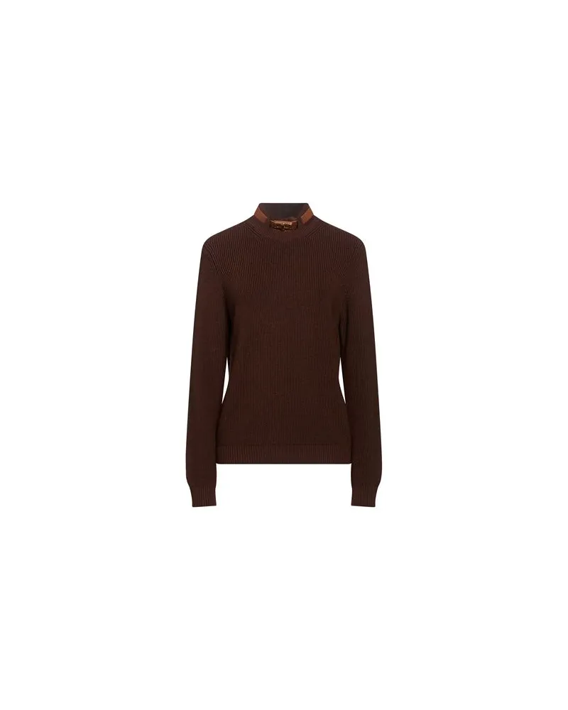 Elisabetta Franchi STRICKWAREN - Rollkragenpulloverauf YOOX.COM Braun