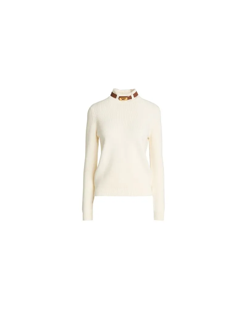 Elisabetta Franchi STRICKWAREN - Rollkragenpulloverauf YOOX.COM Elfenbein