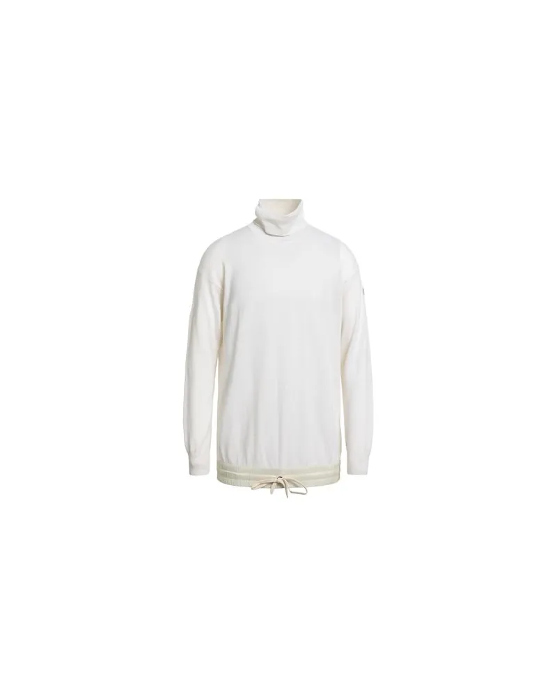 Moncler STRICKWAREN - Rollkragenpulloverauf YOOX.COM Elfenbein