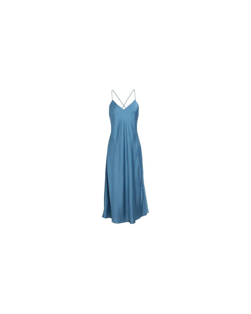 Ralph Lauren KLEIDER - Midi-Kleiderauf YOOX.COM Blaugrau