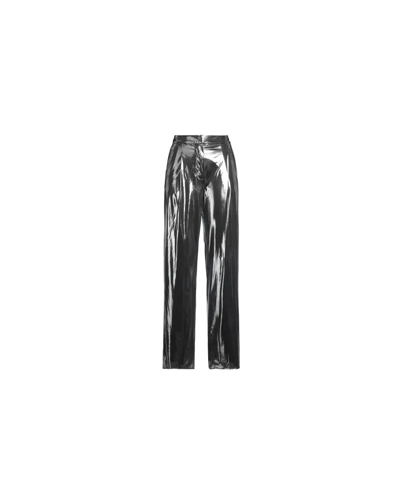 Halston HOSEN & RÖCKE - Hosenauf YOOX.COM Silber