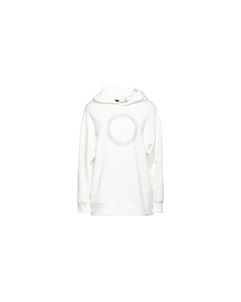 Elisabetta Franchi TOPS - Sweatshirtsauf YOOX.COM Weiß