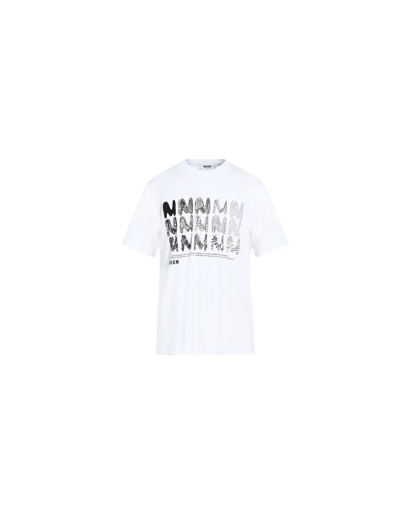 MSGM TOPS - T-shirtsauf YOOX.COM Weiß