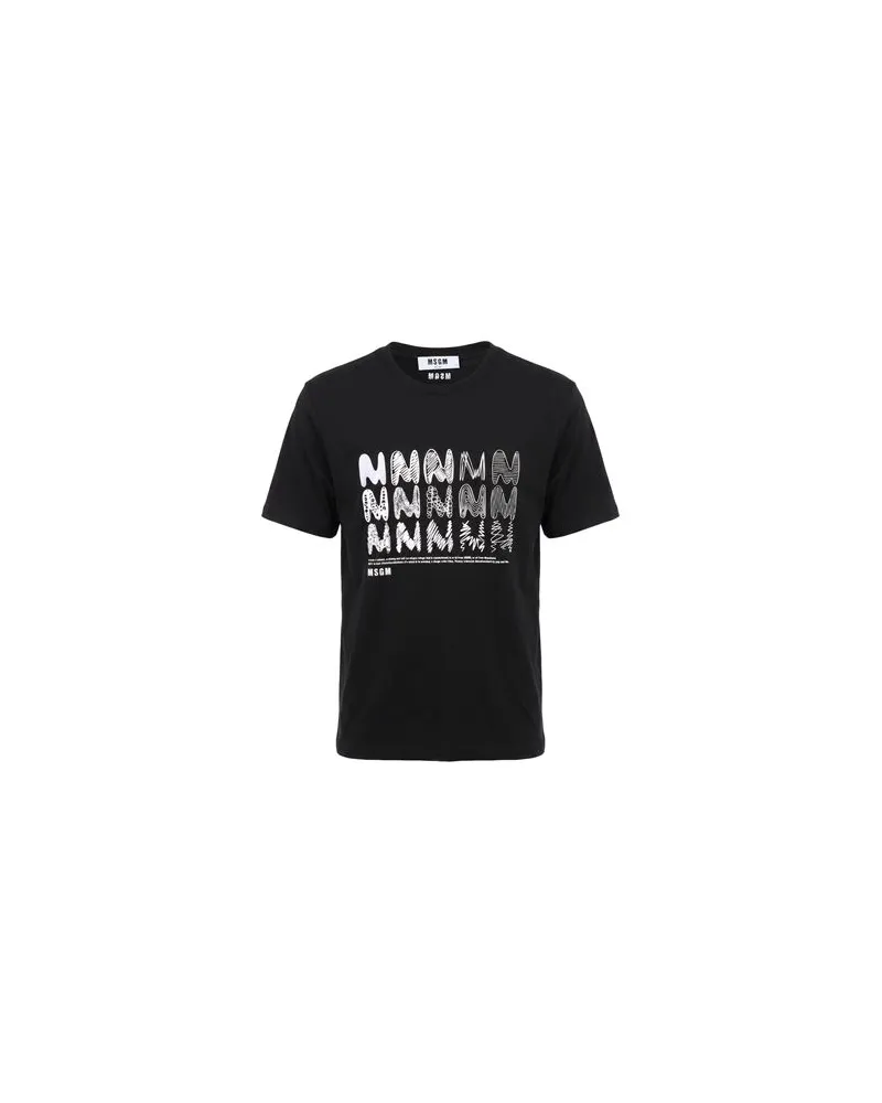 MSGM TOPS - T-shirtsauf YOOX.COM Schwarz