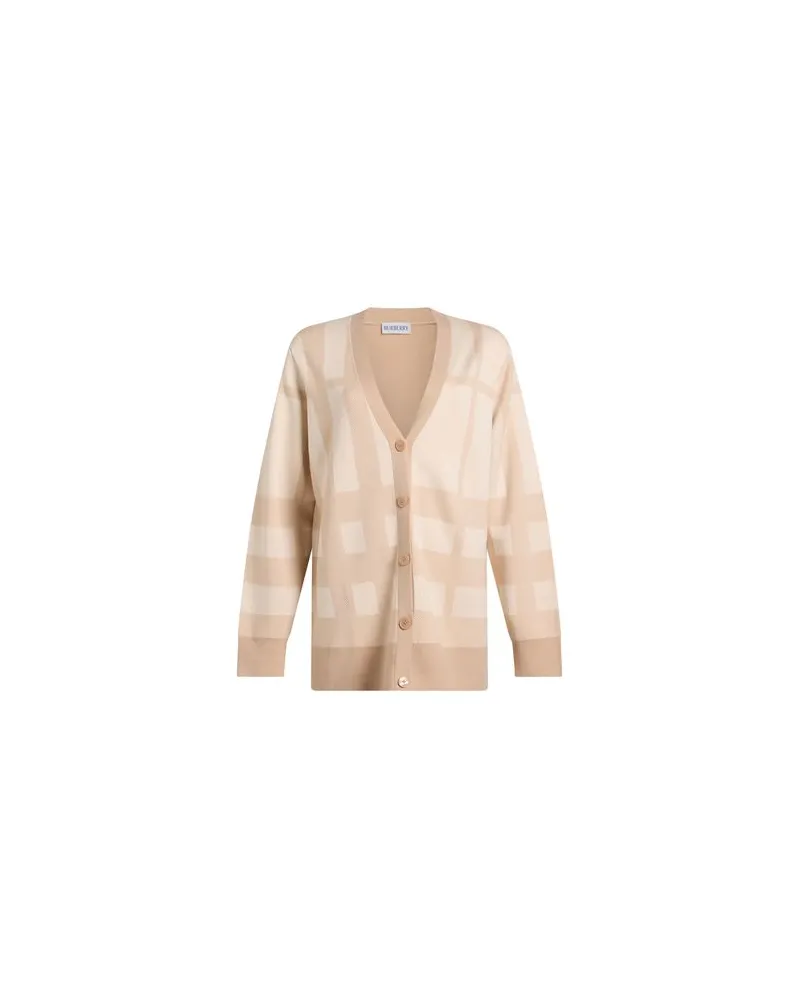 Burberry STRICKWAREN - Strickjackenauf YOOX.COM Beige