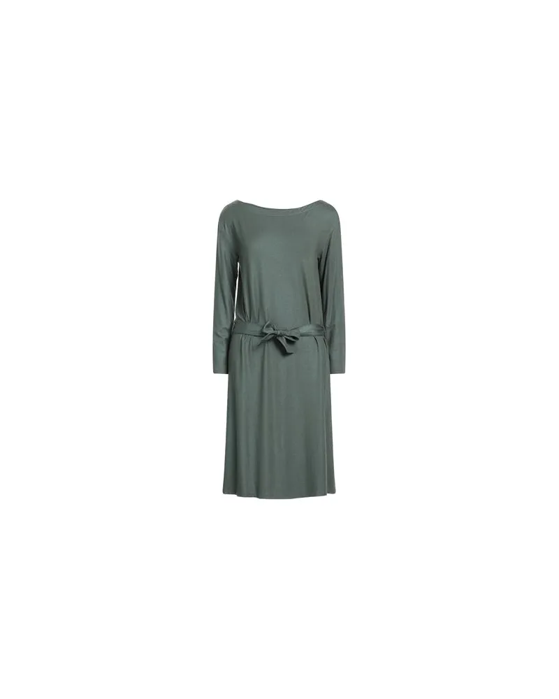 Majestic KLEIDER - Midi-Kleiderauf YOOX.COM Dunkelgrün