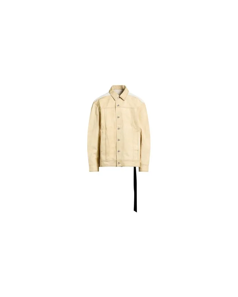 DRKSHDW by Rick Owens JACKEN & MÄNTEL - Jeansjacken/Mäntelauf YOOX.COM Pastellgelb