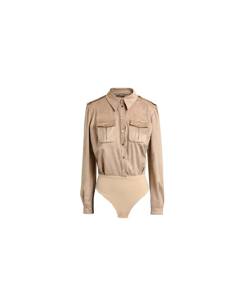 Elisabetta Franchi TOPS - Hemdenauf YOOX.COM Beige