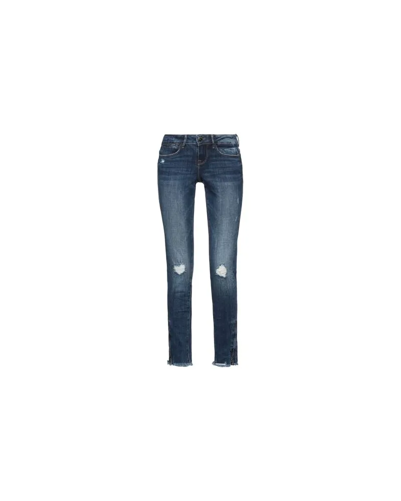 Guess HOSEN & RÖCKE - Jeanshosenauf YOOX.COM Blau