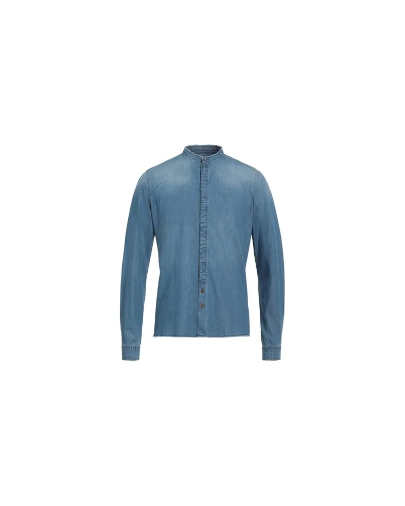 Daniele Alessandrini TOPS - Jeanshemdenauf YOOX.COM Blau