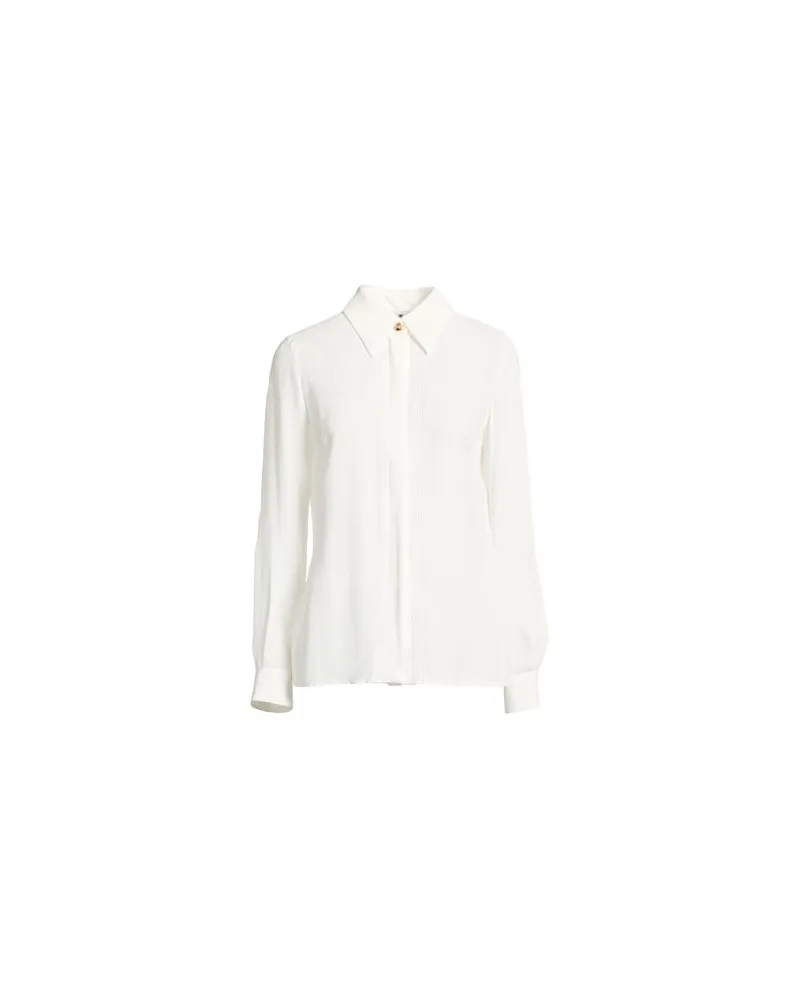 Elisabetta Franchi TOPS - Hemdenauf YOOX.COM Weiß