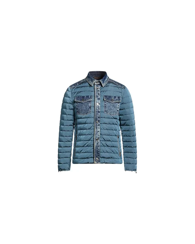 MOORER JACKEN & MÄNTEL - Pufferjacken & Daunenjackenauf YOOX.COM Taubenblau