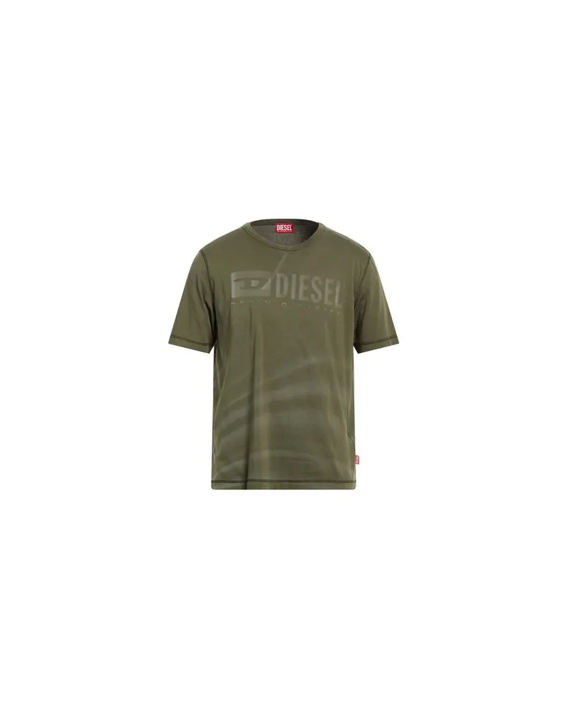 Diesel TOPS - T-shirtsauf YOOX.COM Militärgrün