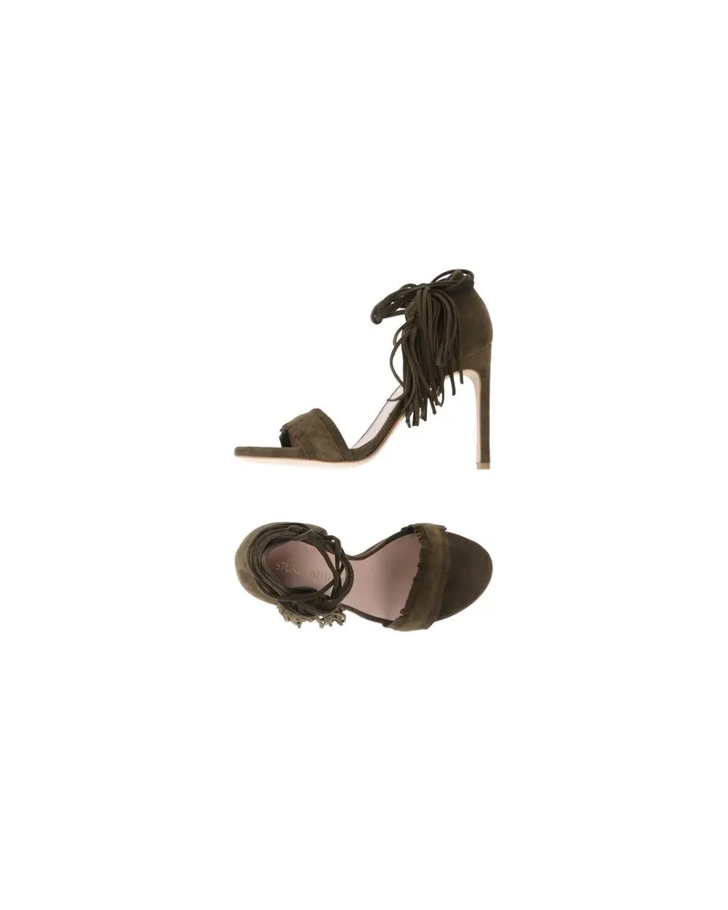 Stuart Weitzman SCHUHE - Sandalenauf YOOX.COM Militärgrün