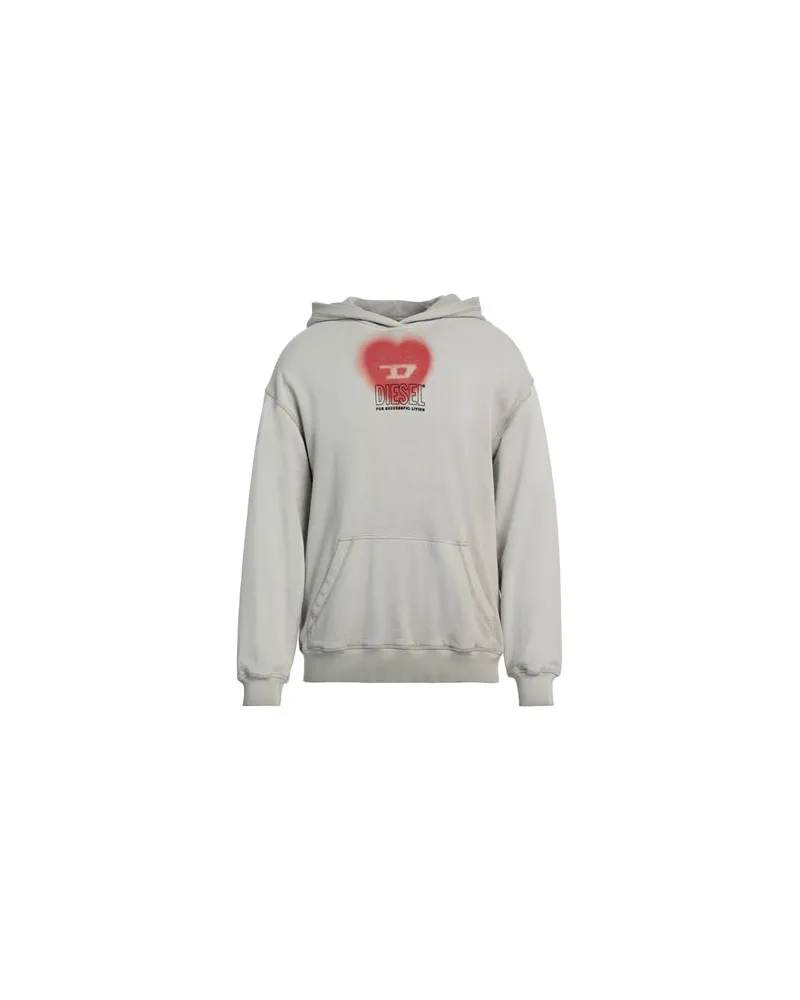 Diesel TOPS - Sweatshirtsauf YOOX.COM Hellgrau