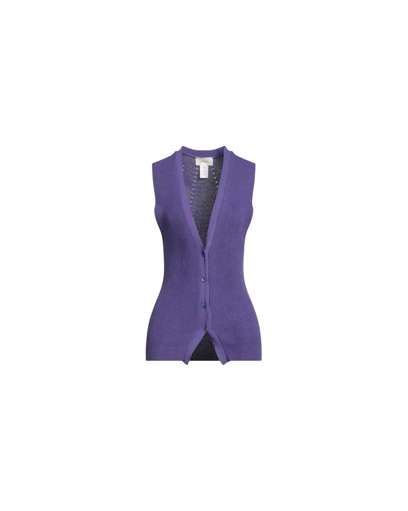 VICOLO STRICKWAREN - Strickjackenauf YOOX.COM Violett